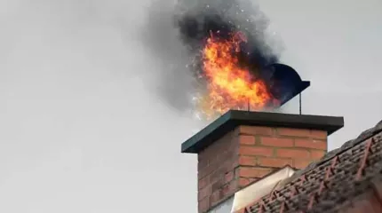 Pipebrann med flammer Pipebrann med flammer