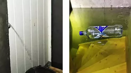 Vannlekkasje i kjeller på hytte Vannlekkasje i kjeller på hytte