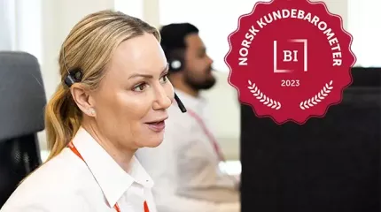 Vinner Norsk kundebarometer 2023 Vinner Norsk kundebarometer 2023
