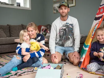 Familien Brandt opplevde innbrudd mens de var hjemme