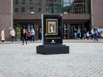 Munch sikret i glassdisplay på oslo s