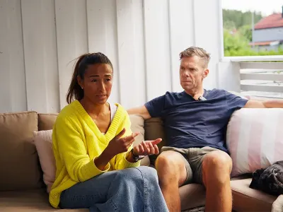 Karla og Trond forteller om brannen
