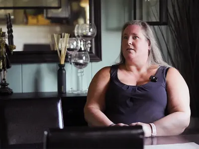 Linda forteller om brannen i stua