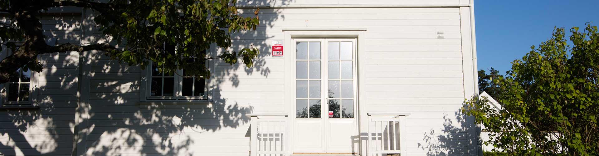 Hus sikret med boligalarm