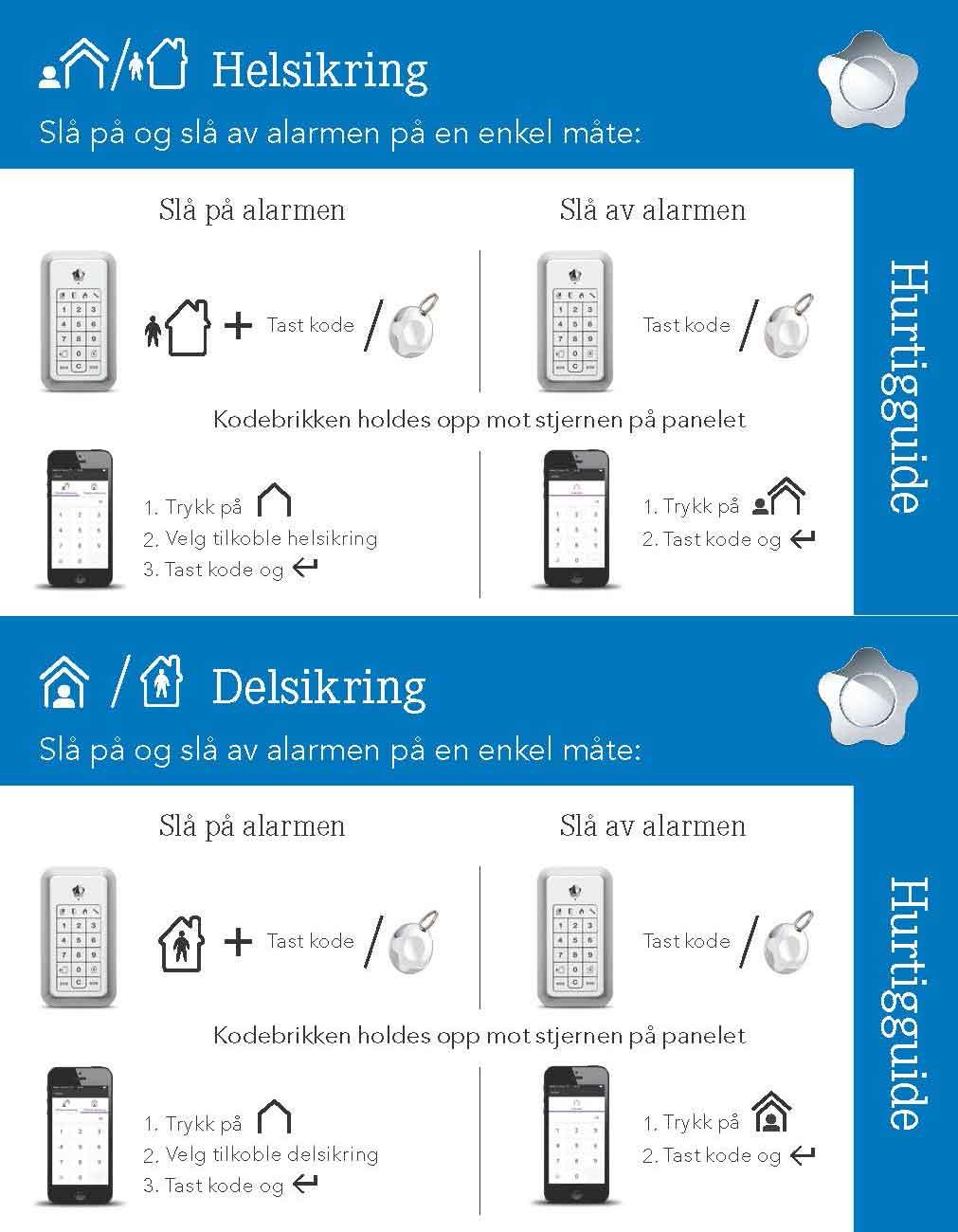 Skru Verisure alarm av/på? Verisure