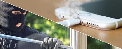 Tyver og brann oppdages raskt