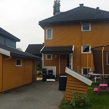 Huset der brannen startet på barnerommet