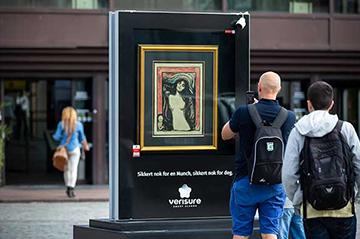Munchs Madonna litografi utstilt på Oslo S