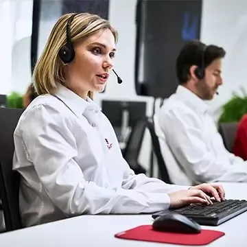 Opreatør på alarmstasjonen