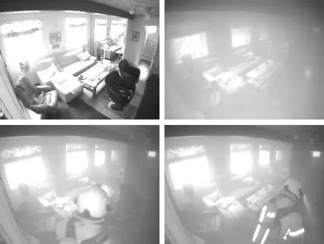 Bilder fra brann i Ytre Enebakk