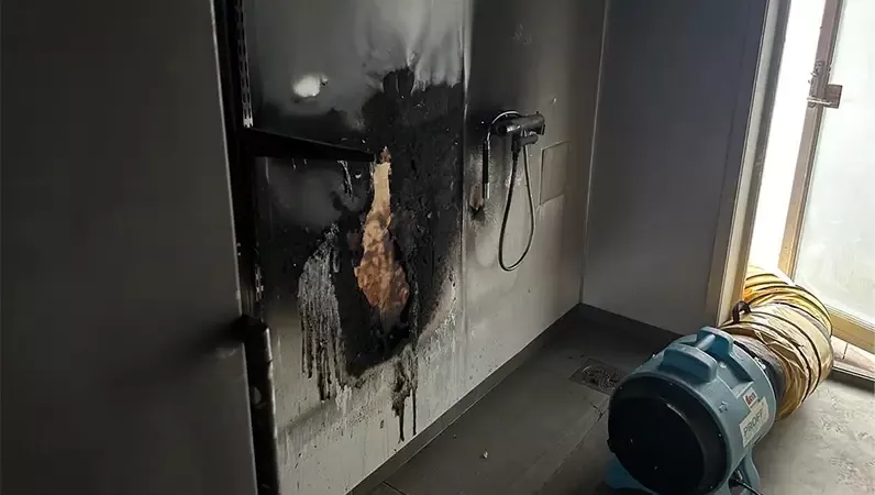 Brannskader på hunderommet