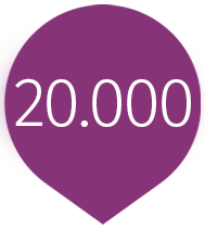20000 ansatte i europa