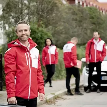 Verisure-ansatte ute i felt