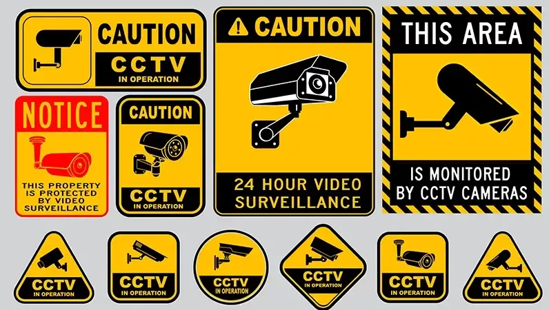 Det skal være tydelige skilt om at det er kameraovervåkning