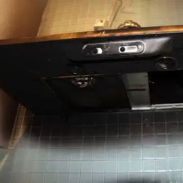 Utbrent vifte etter komfyrbrann