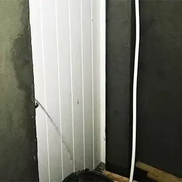 Vannlekkasje i kjeller i Tjøme