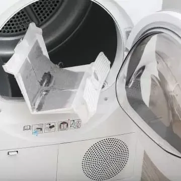 Kleslo i filter i vaskemaskin