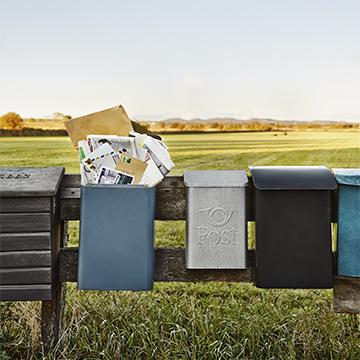 Full postkasse