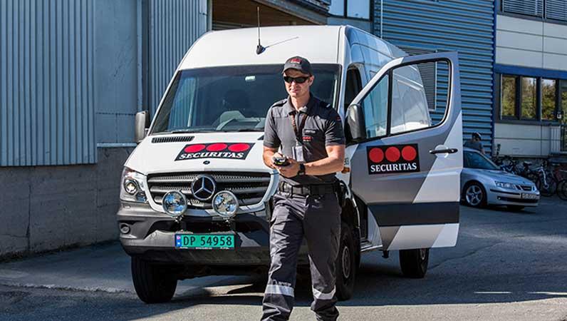 Vekterutrykning fra Securitas